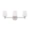 Designers Fountain Darcy 3-Light Brushed Nickel Vanity Light 15006-3B-35 - alternate 1